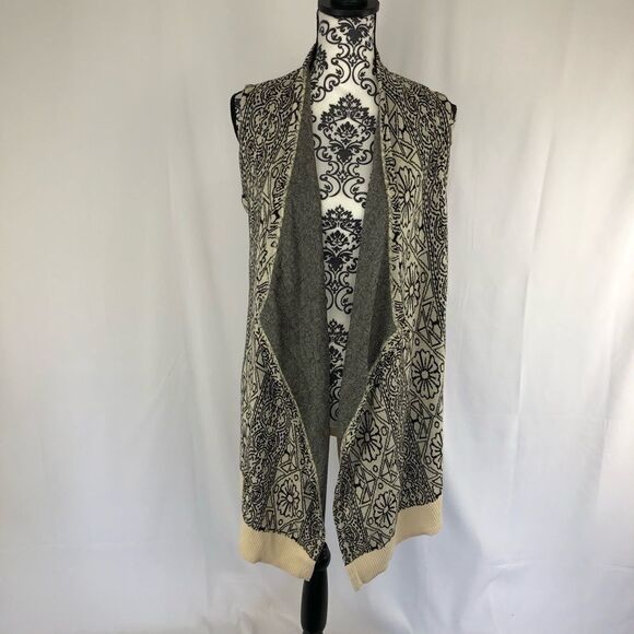 UO Ecote Longline Drape Knit Vest - Picture 2 of 8